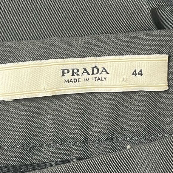 Prada Gray Straight Leg Oants - Picture 4 of 5